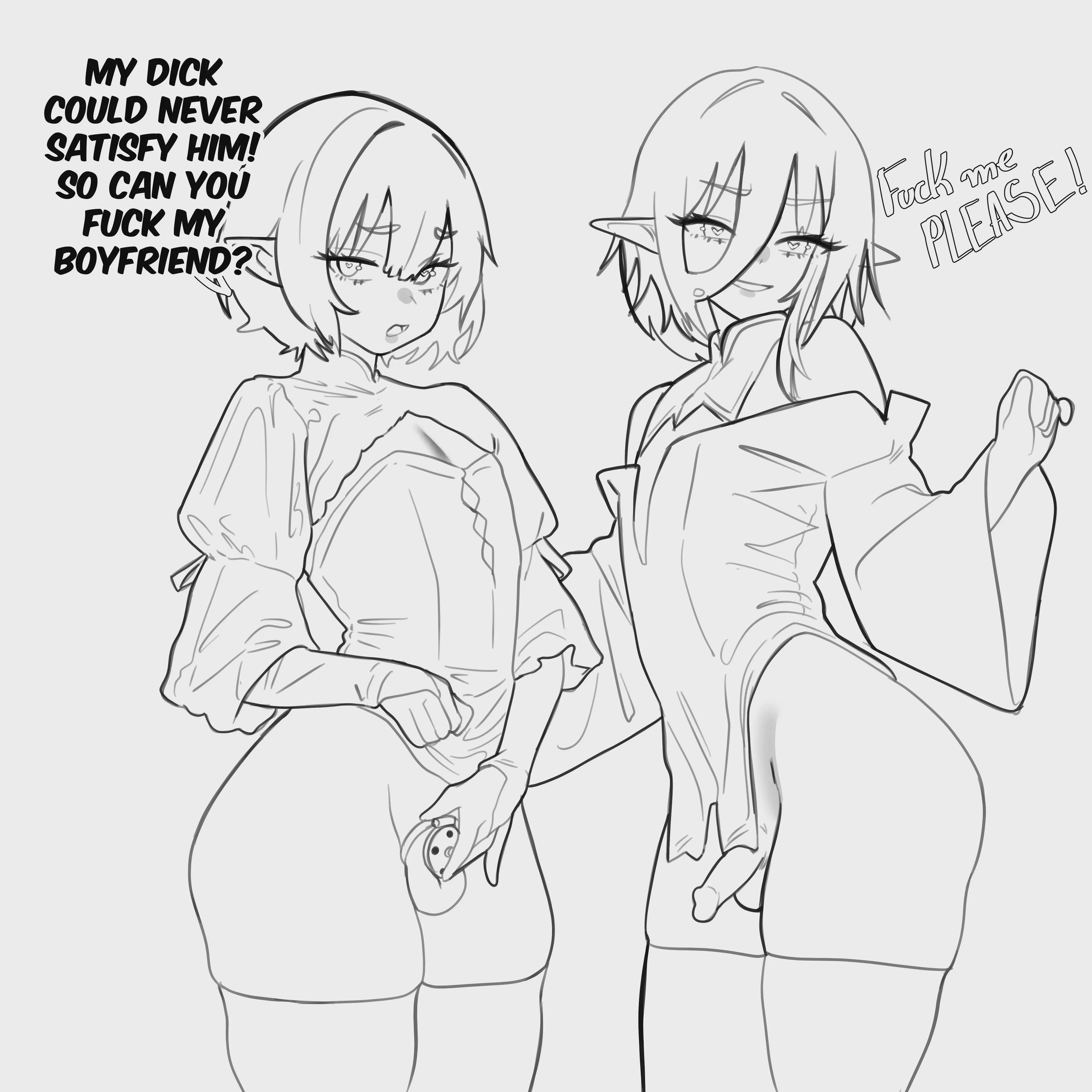 I would love to watch someone to fuck my boyfriend while i finger myself