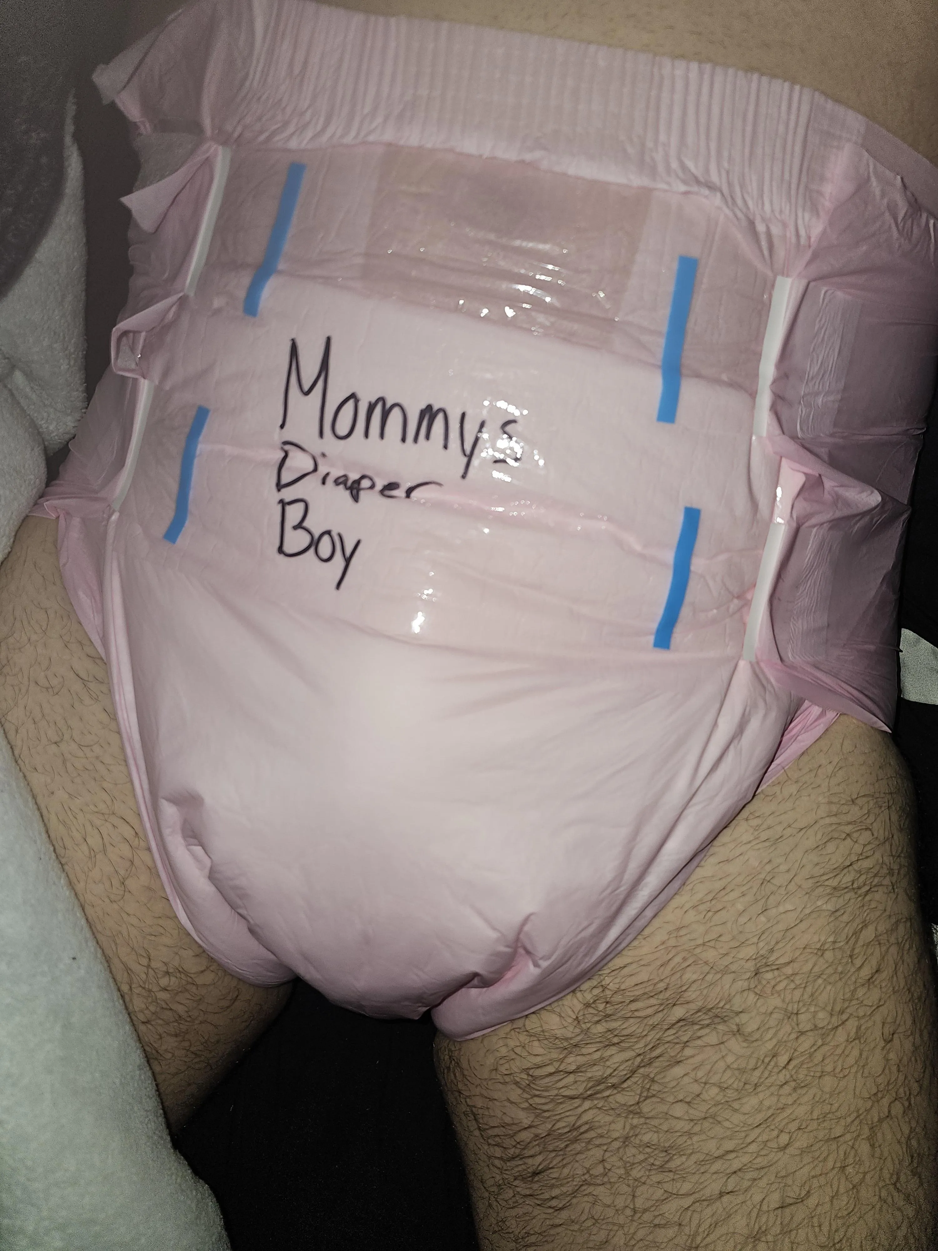 If only I had one to keep my peepee locked away in diapers and under her supervision