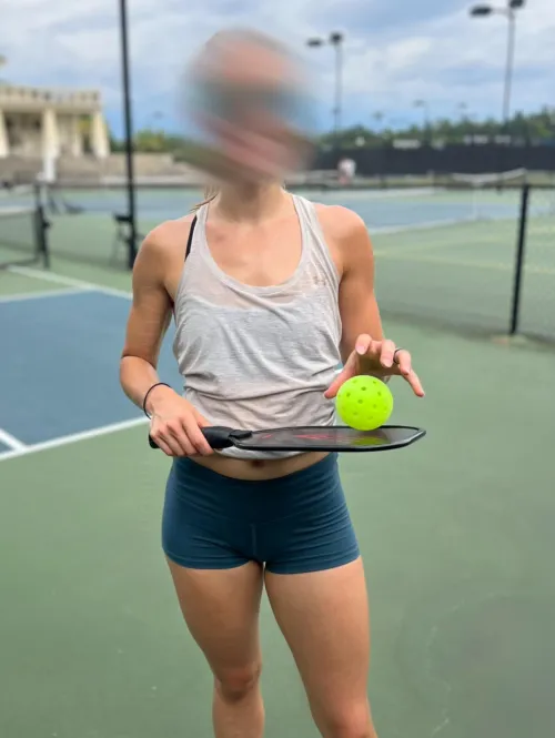 I’ve been informed that a hot & sweaty run counts, even if it’s pickleball