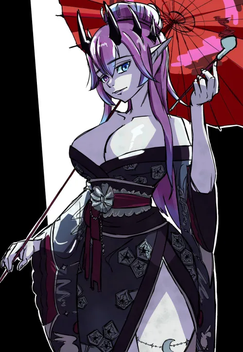 Kimono Cotton is curvy and beautiful in all the right places (FridgeArtZ)