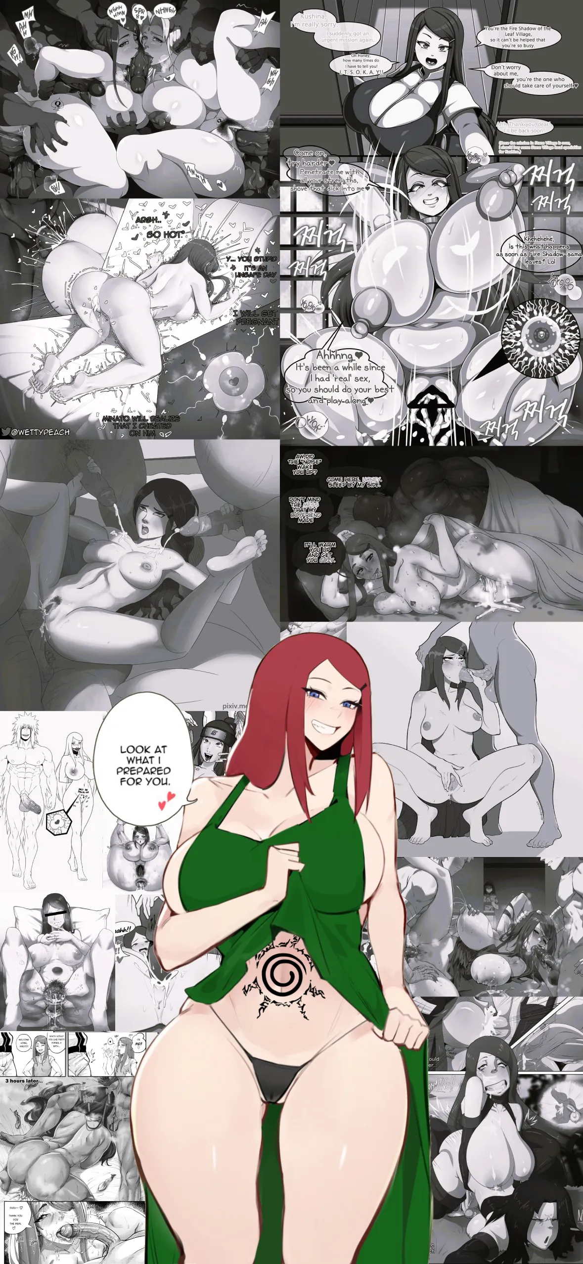 Kushina Uzumaki Hentai Wallpaper (Kisou)