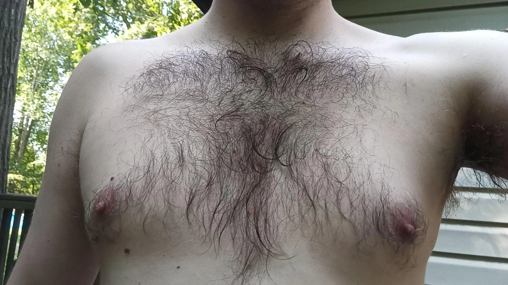 Looking to get my hairy, puffy nipples molested. 🤤