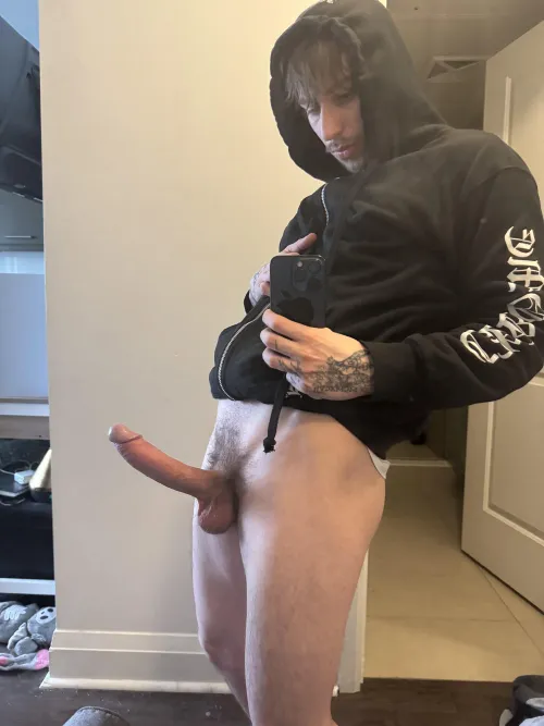 Love my big pink cock