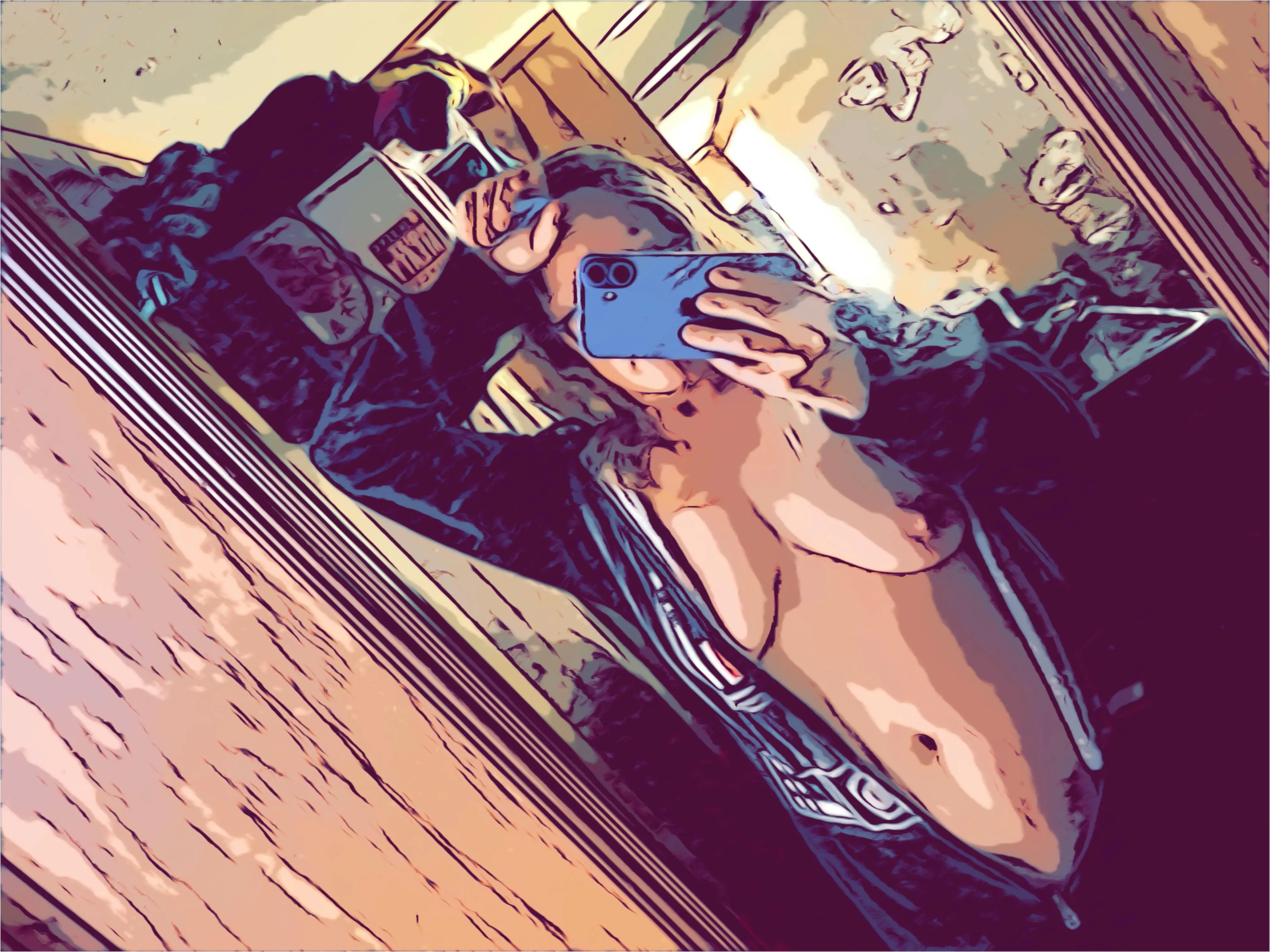 Men like comics, she likes comics.