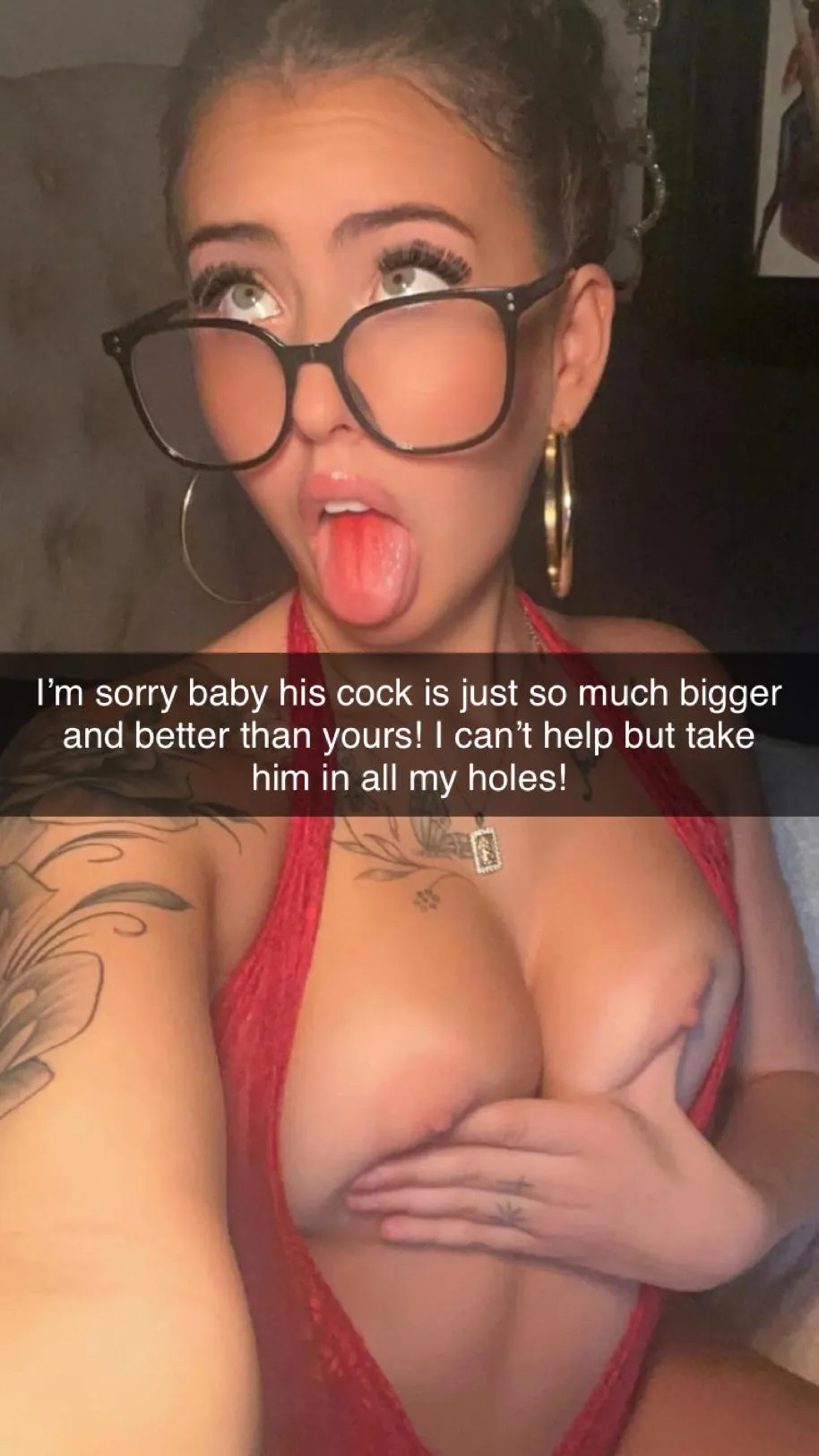 She turns into a slut