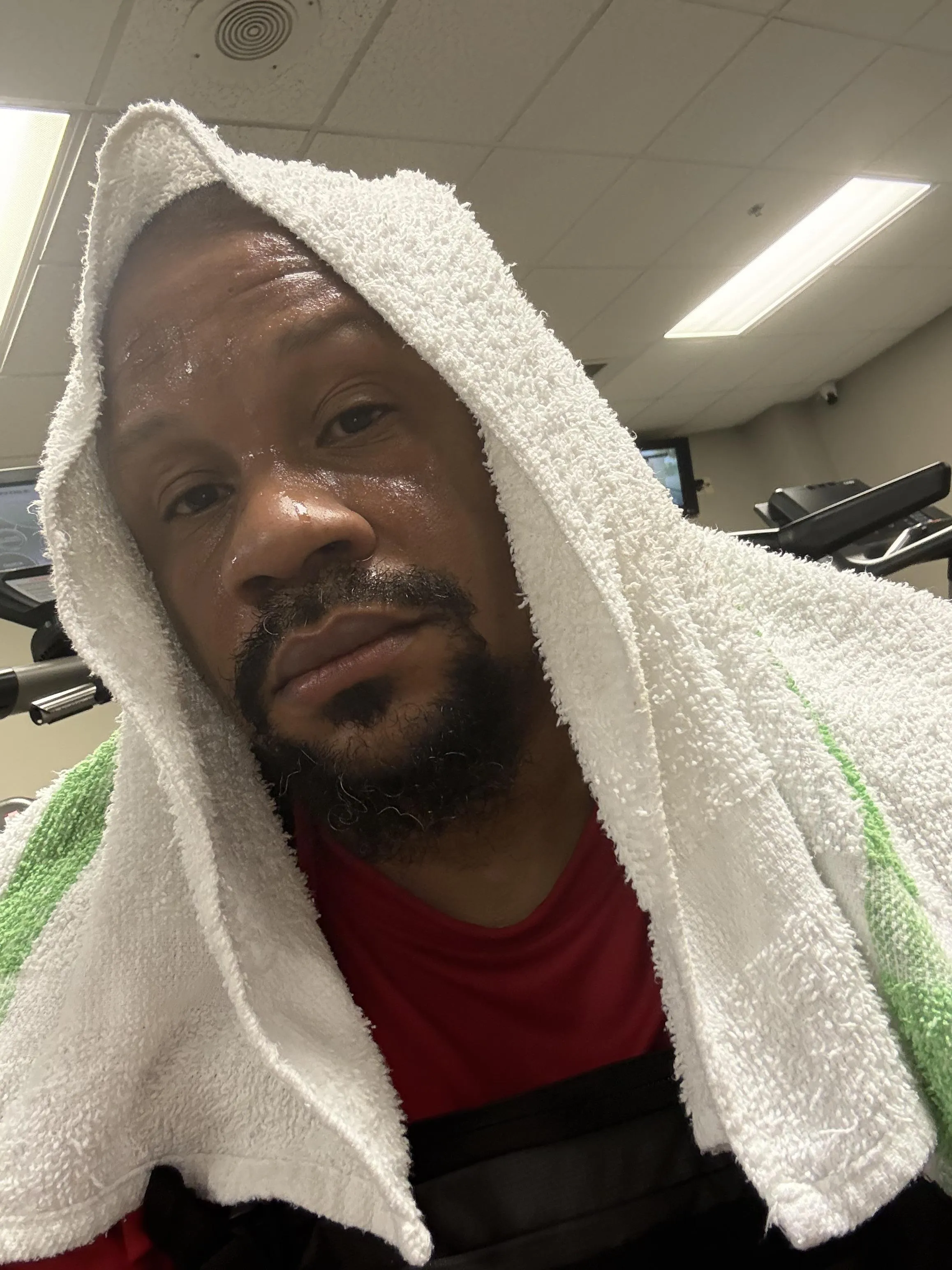 Sweating profusely 🥵