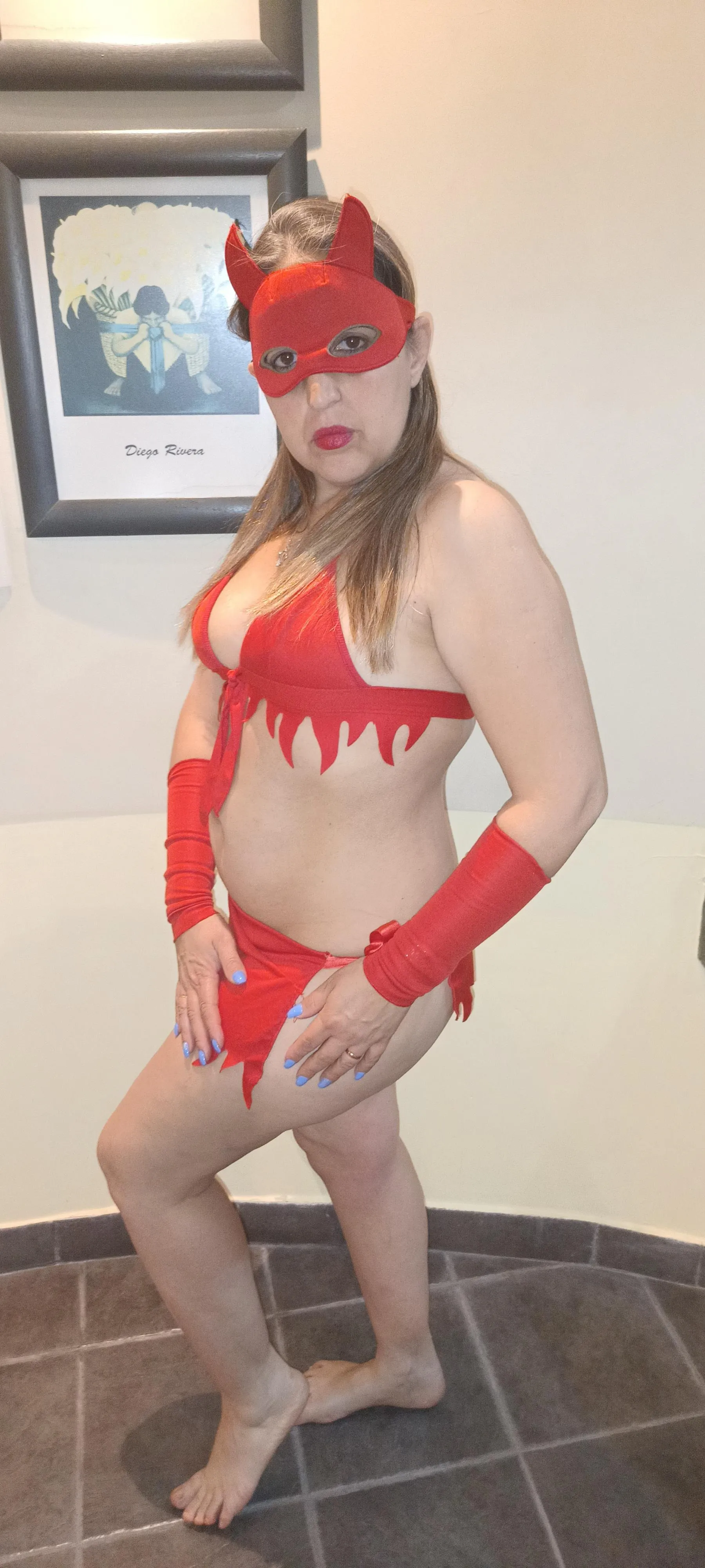 This little devil is ready for your pleasures and you?😈🔥