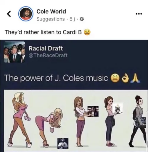 Why didn’t she just listen to J Cole’s music