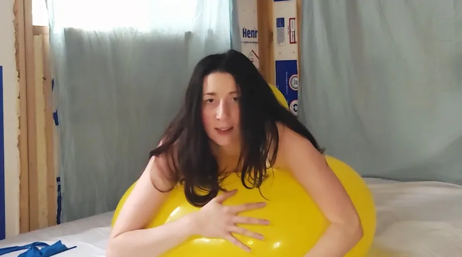 Been trying to grow my hair out! Hope you like It drapped across a balloon.