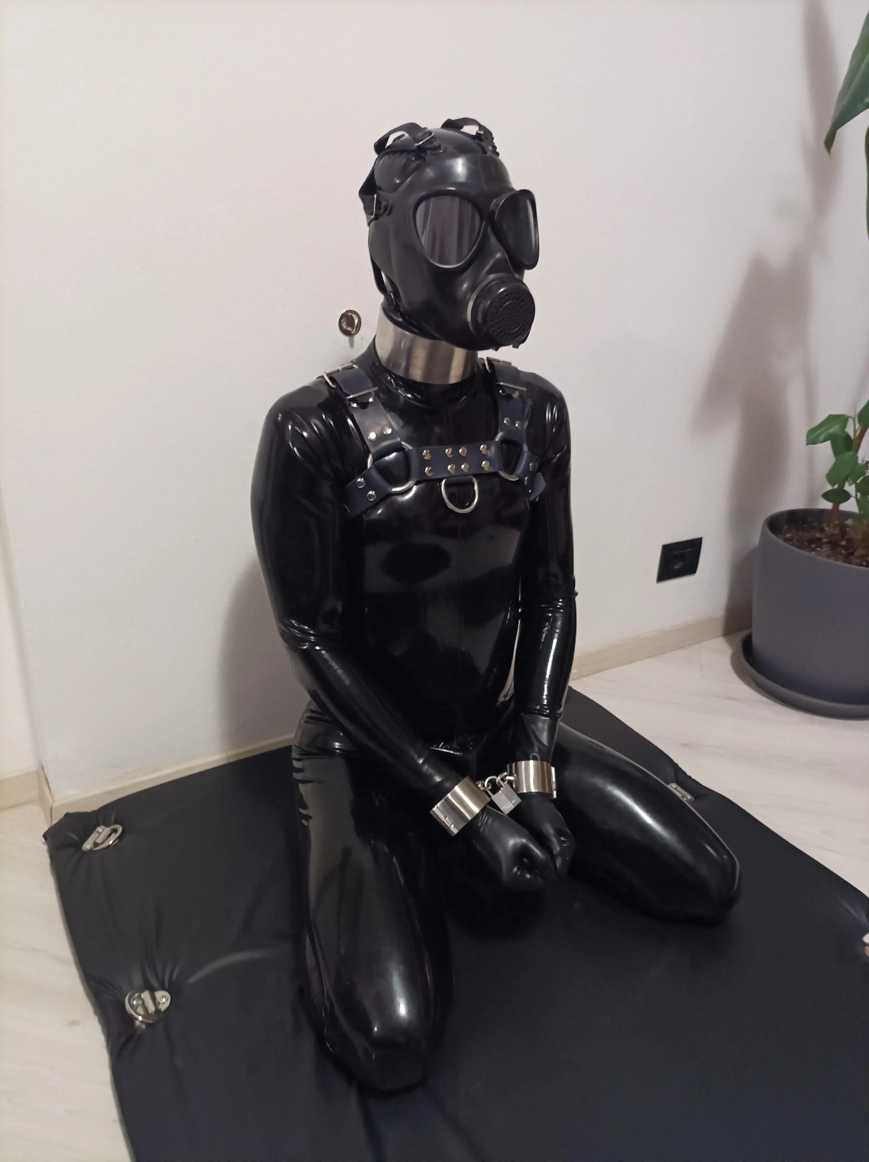 Bound drone waiting for instructions.