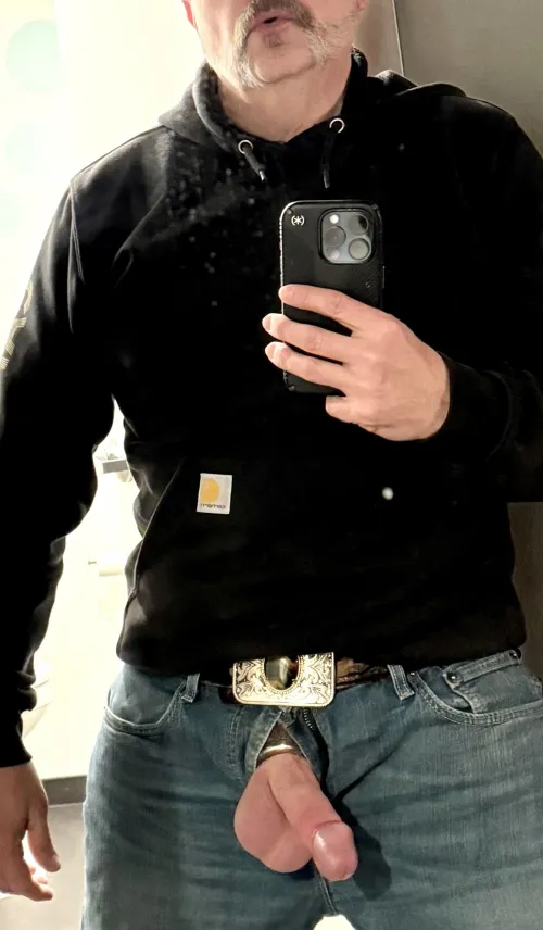 Dad’s ready for whatever the day brings!