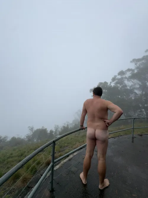 Even if the view is crap, and it's pouring rain, the wild Aussie bush is still my favourite place to be nude (Northern Tablelands, NSW)