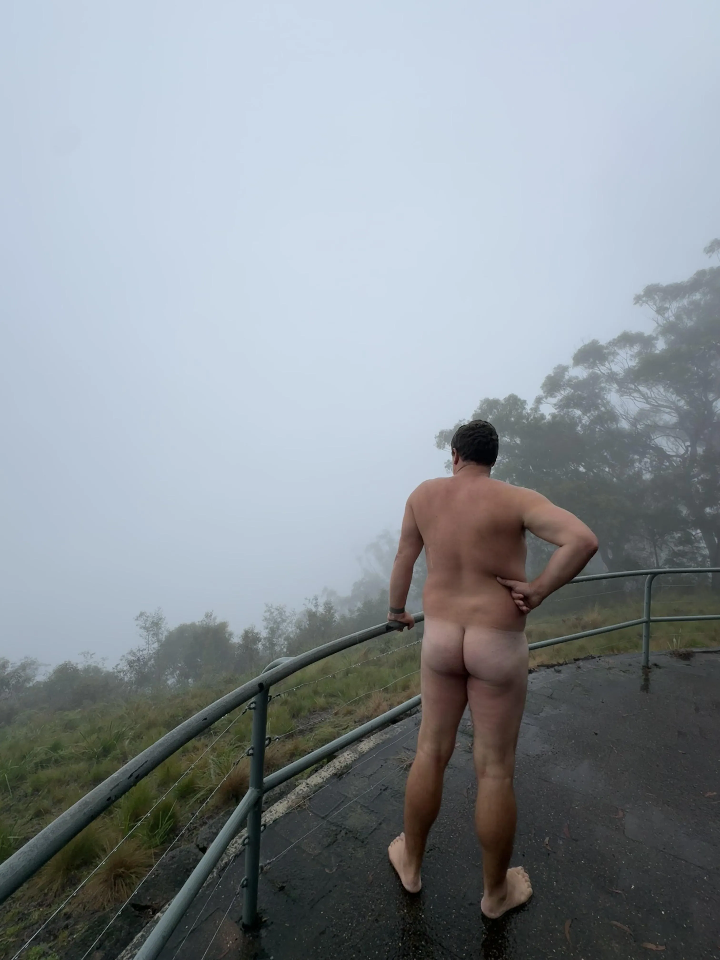 Even if the view is crap, and it's pouring rain, the wild Aussie bush is still my favourite place to be nude (Northern Tablelands, NSW)