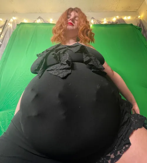 {f} You better not ruin this dress, snack...