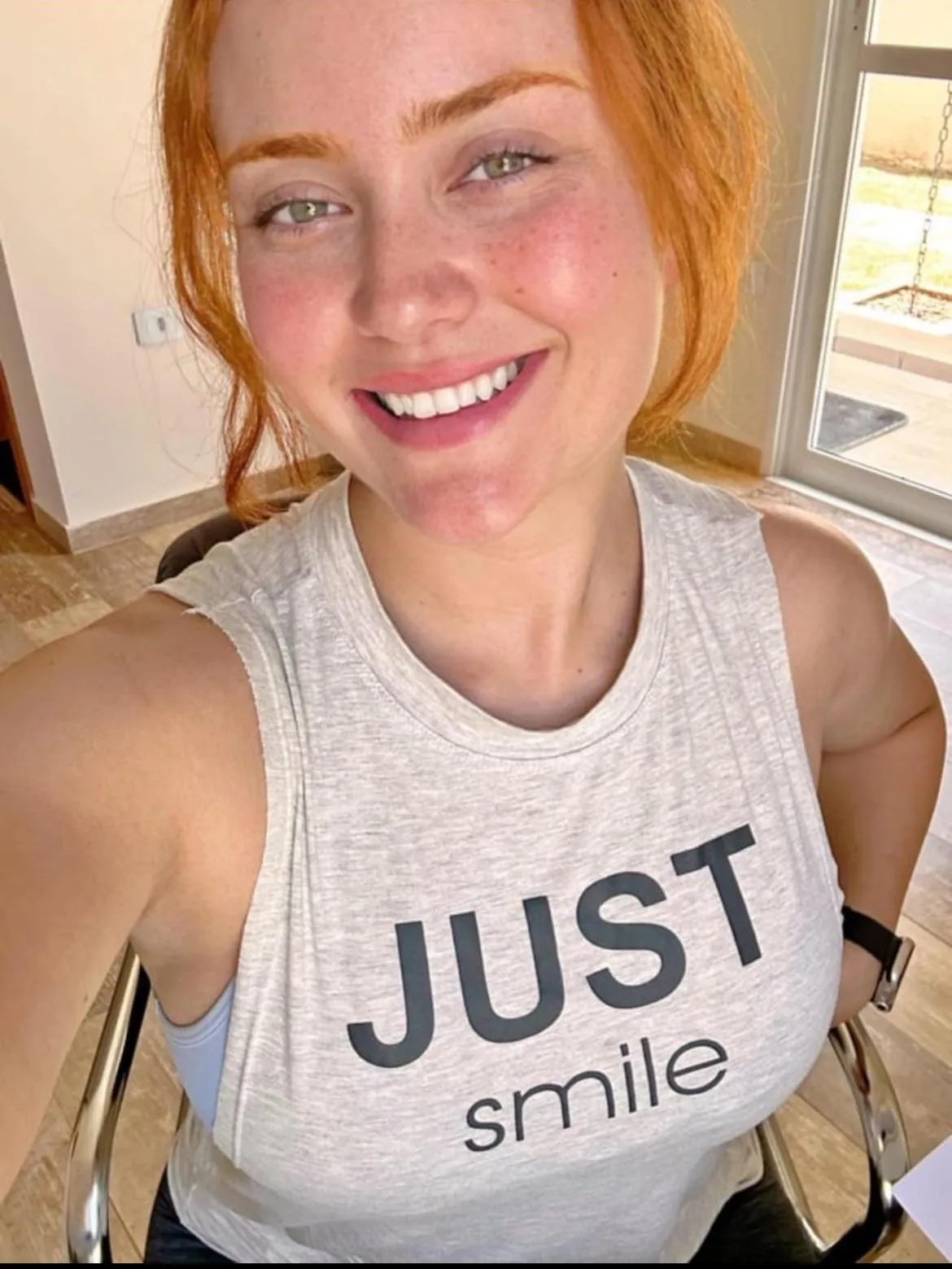 Freckles and smiles