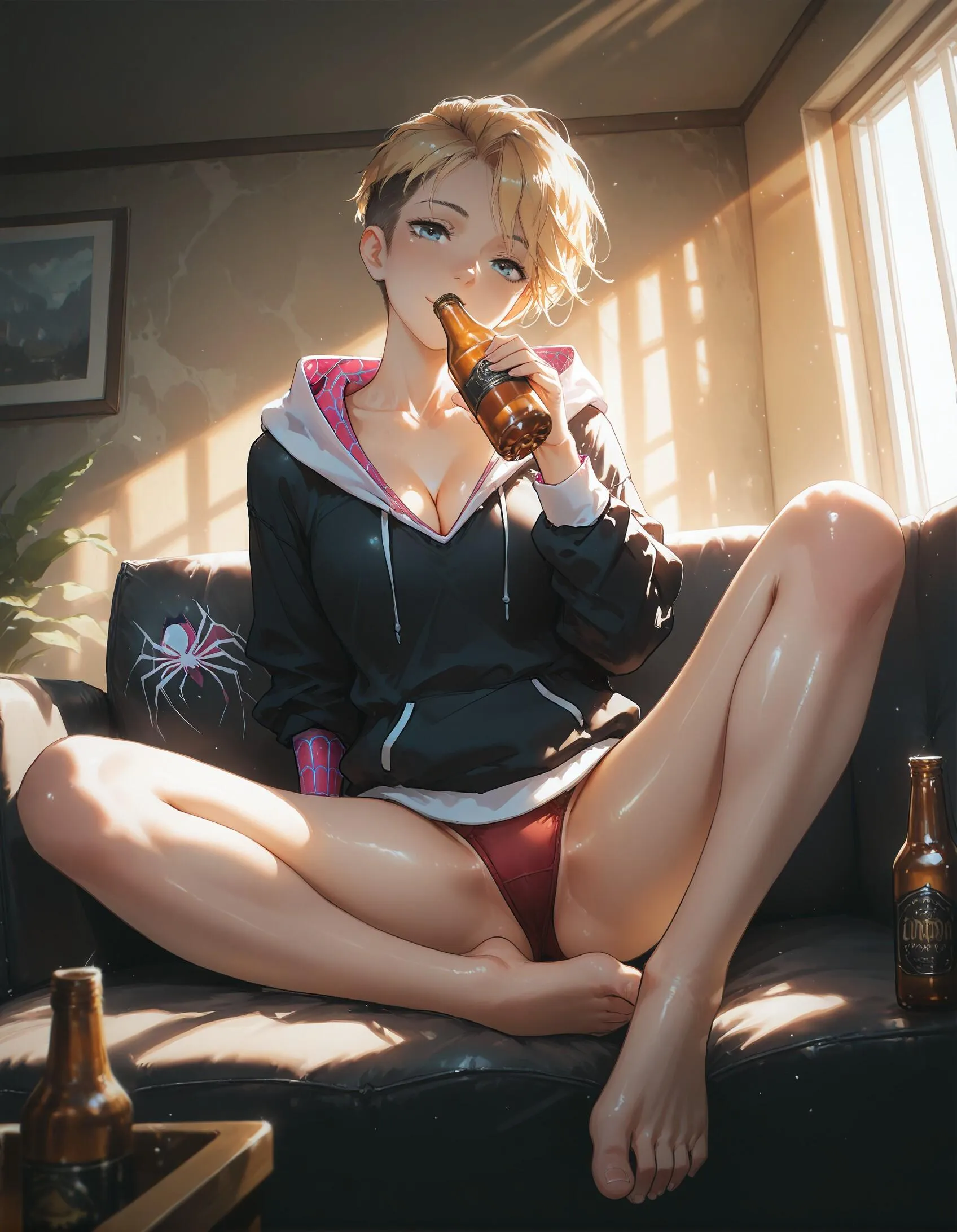 Gwen's off day (Yodayo AI)