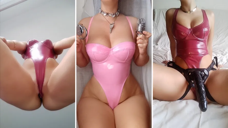 I lock you up, but I'll let you choose what to lick: Pussy or BBC ?