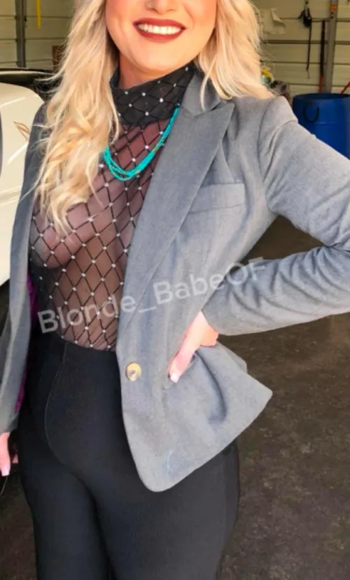 I love to tease with my braless outfits.