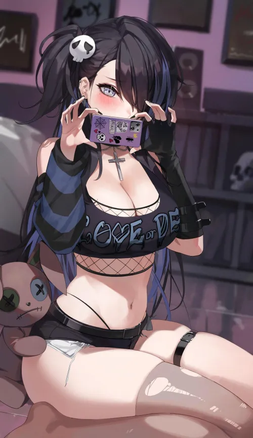 I want to to be the hot goth gamer girl who teases guys online