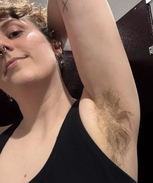 I worked up a good sweat at the gym