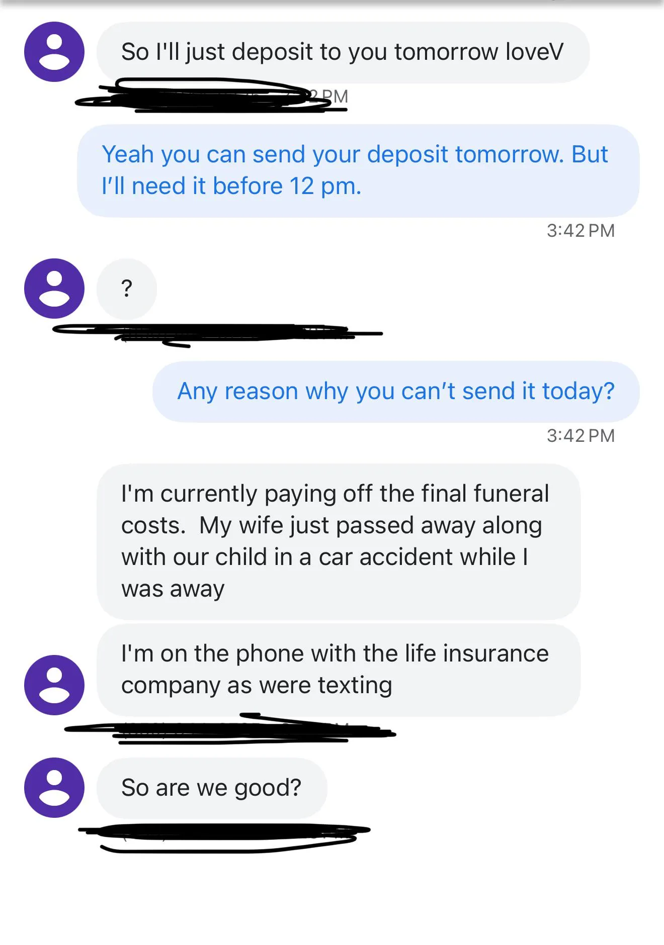 I’m actually speechless. I hope to god this man is lying cuz wtf.