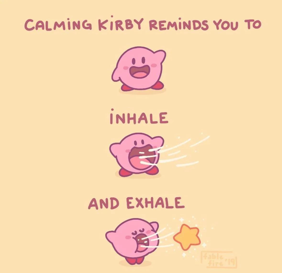 Kirby with some great advice.