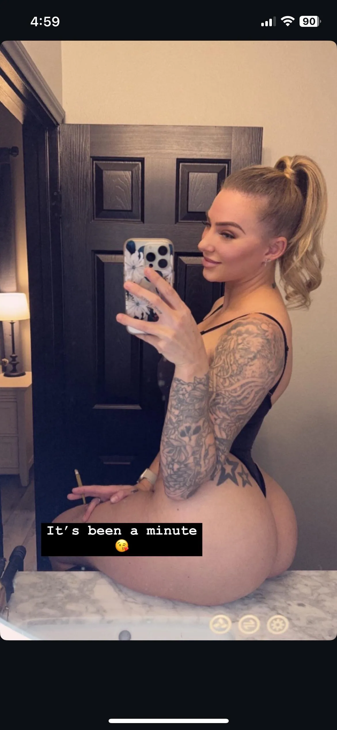 Look who posted their IG story!