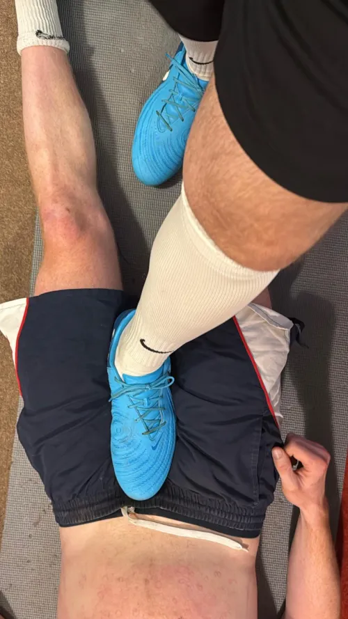 Love guys with football/soccer boots