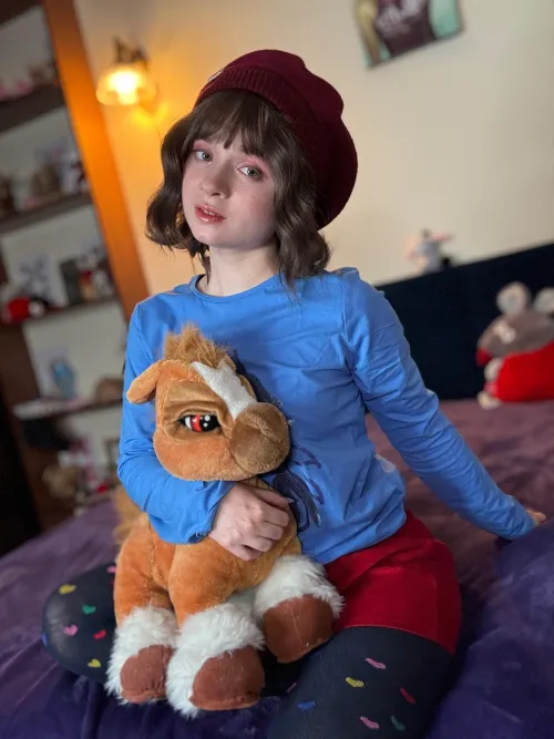 My pony and I wish you a good day