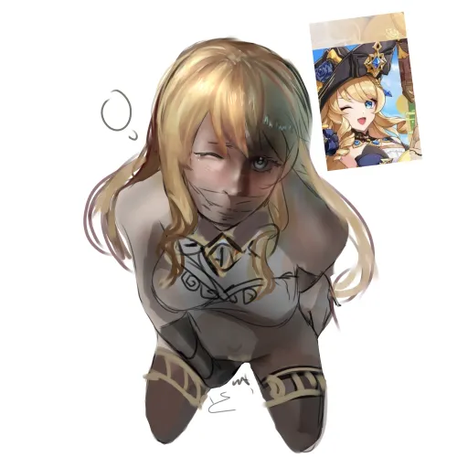 Navia messing with herself (Akonni)