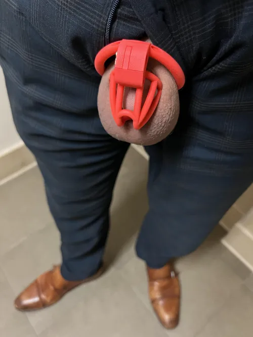 Only a few hours until freedom (but not for my cock 🤭)