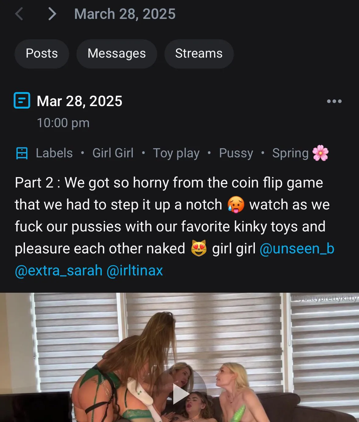 Part 2 of the coin flip game video is posting tonight!! 🥵 Hurry and sub while I have a sale on ❤️‍🔥 link below 👇🏻