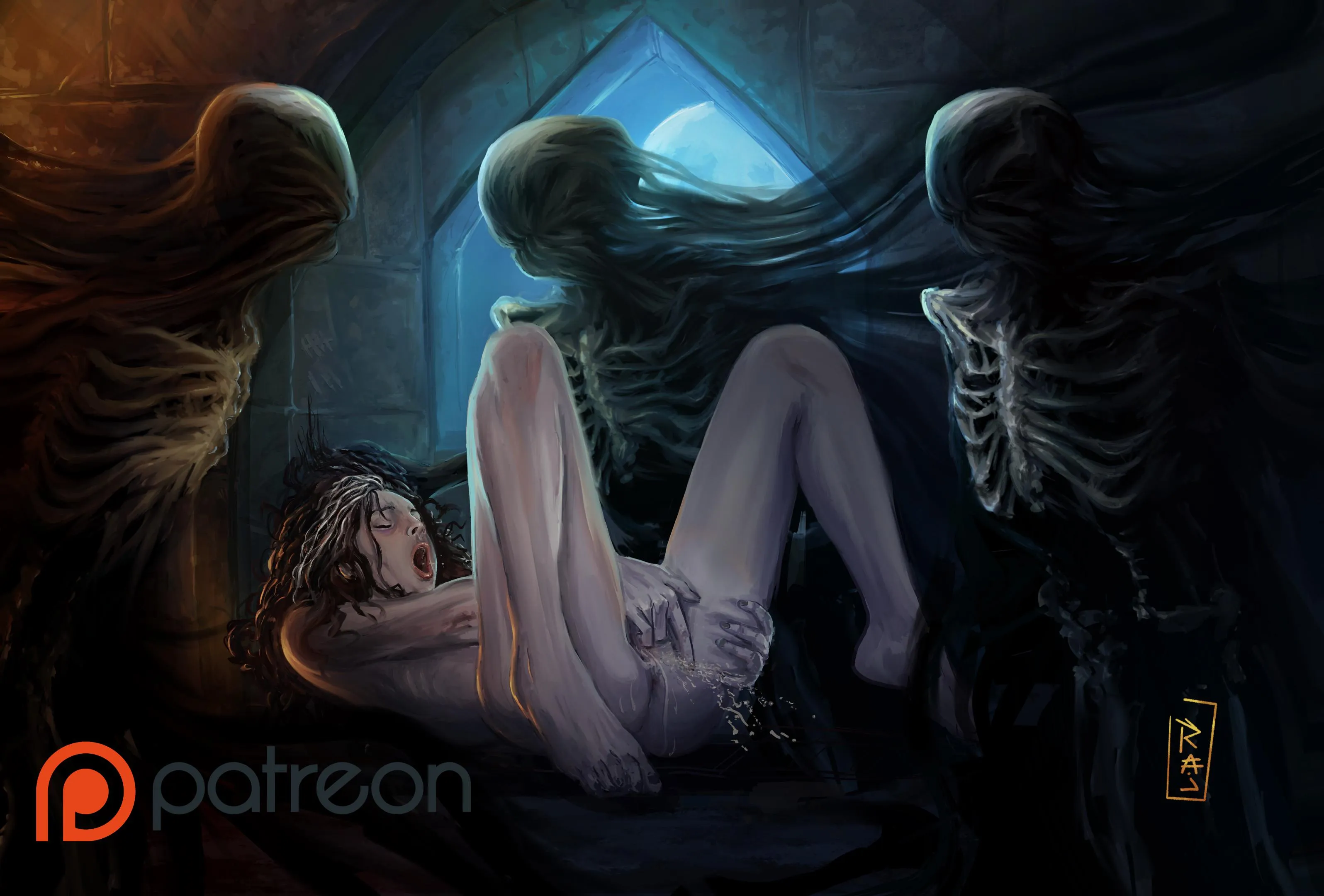 [rajdraw]Bellatrix in Azkaban