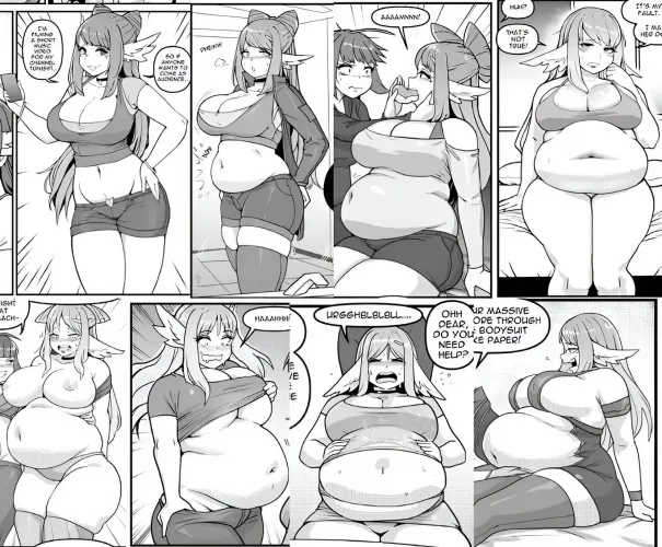 Tessa weight gain compilation