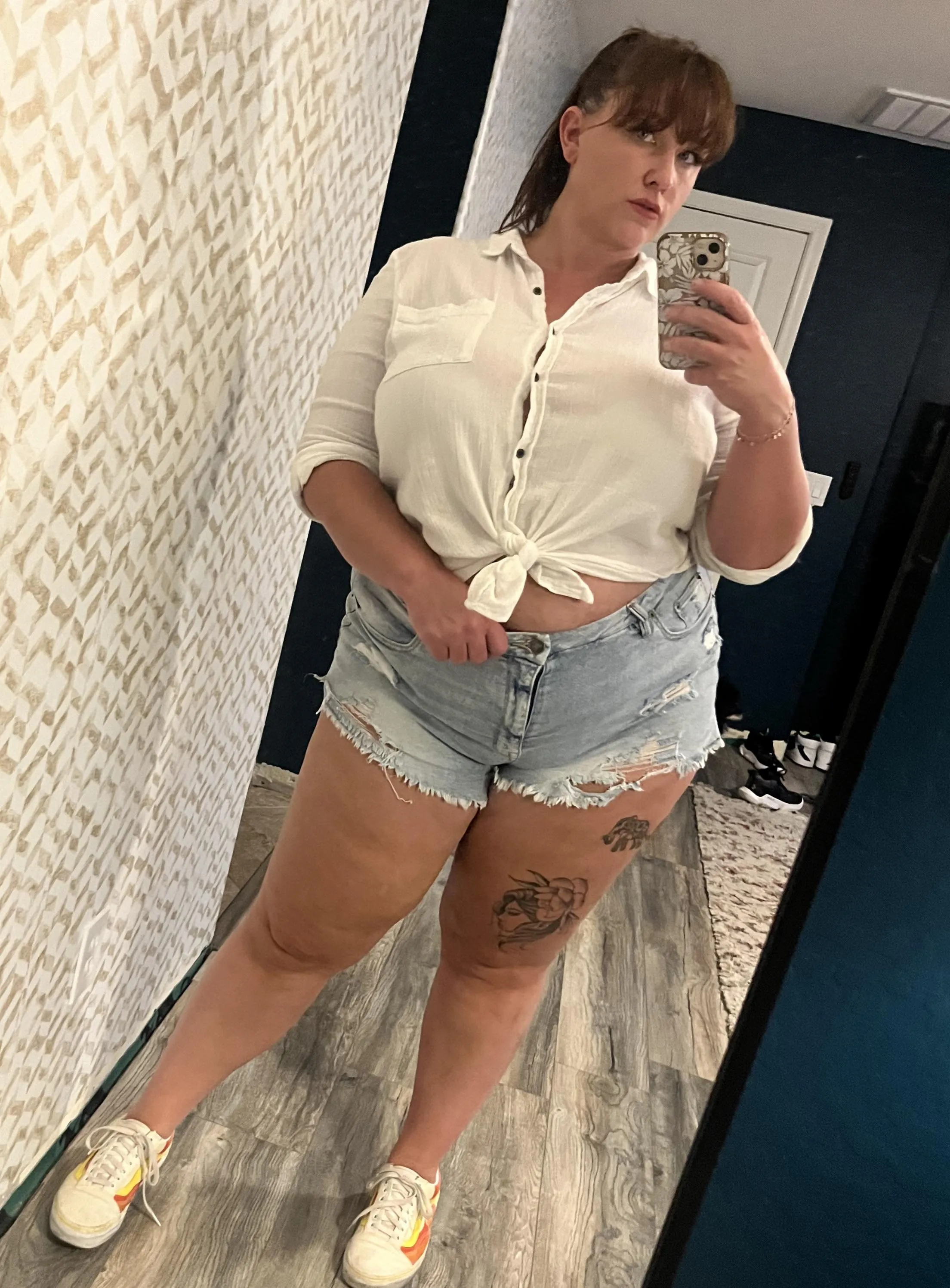 These shorts are all about the legs;) and the view from the back is 🔥🔥