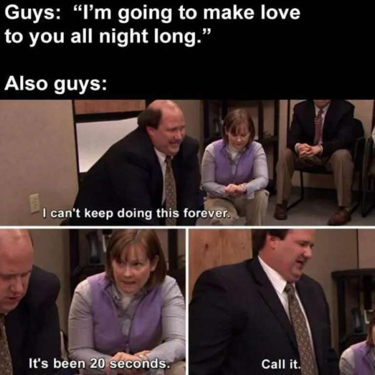 This Is Just Not True...Guys Usually Go 25 Seconds With Me ;)