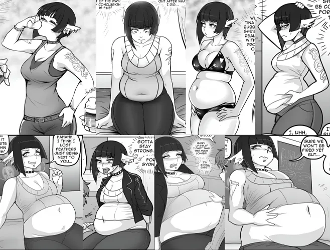 Tina Weight Gain Comp (By Izelofman)
