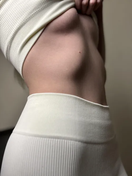 Tittie is almost slipping out