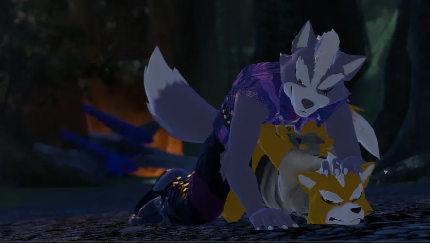 Wolf caught his prey (nakedsav) upcoming animation *not real title*