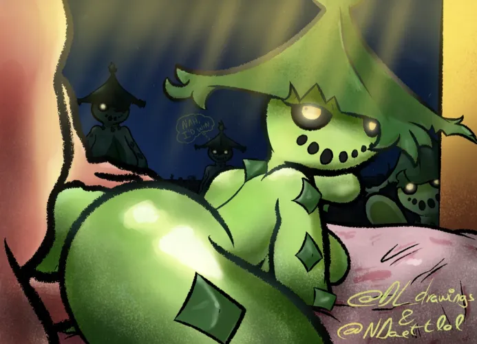 4-9 Tiring him out [Cacturne] (DL_drawings)