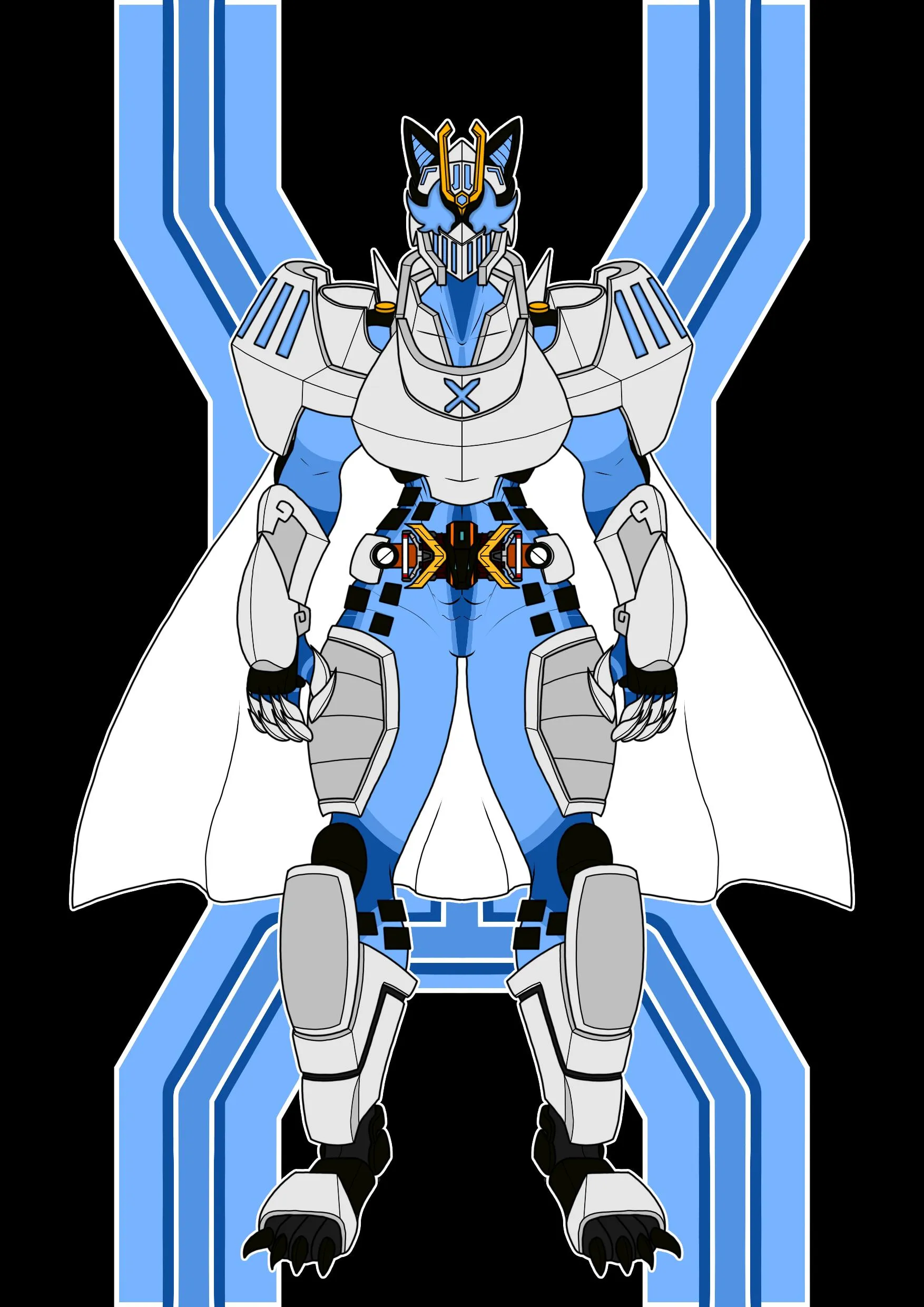 A continuation of my previous Heckpup post. Here is the Final Form of Kamen Rider Keberos: Keberos Tartaros!