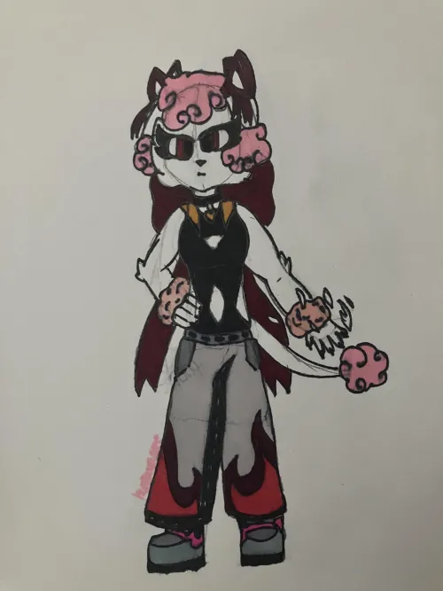 A poodle that I have absolutely no idea what to do with. (Puzzelia du Charron)