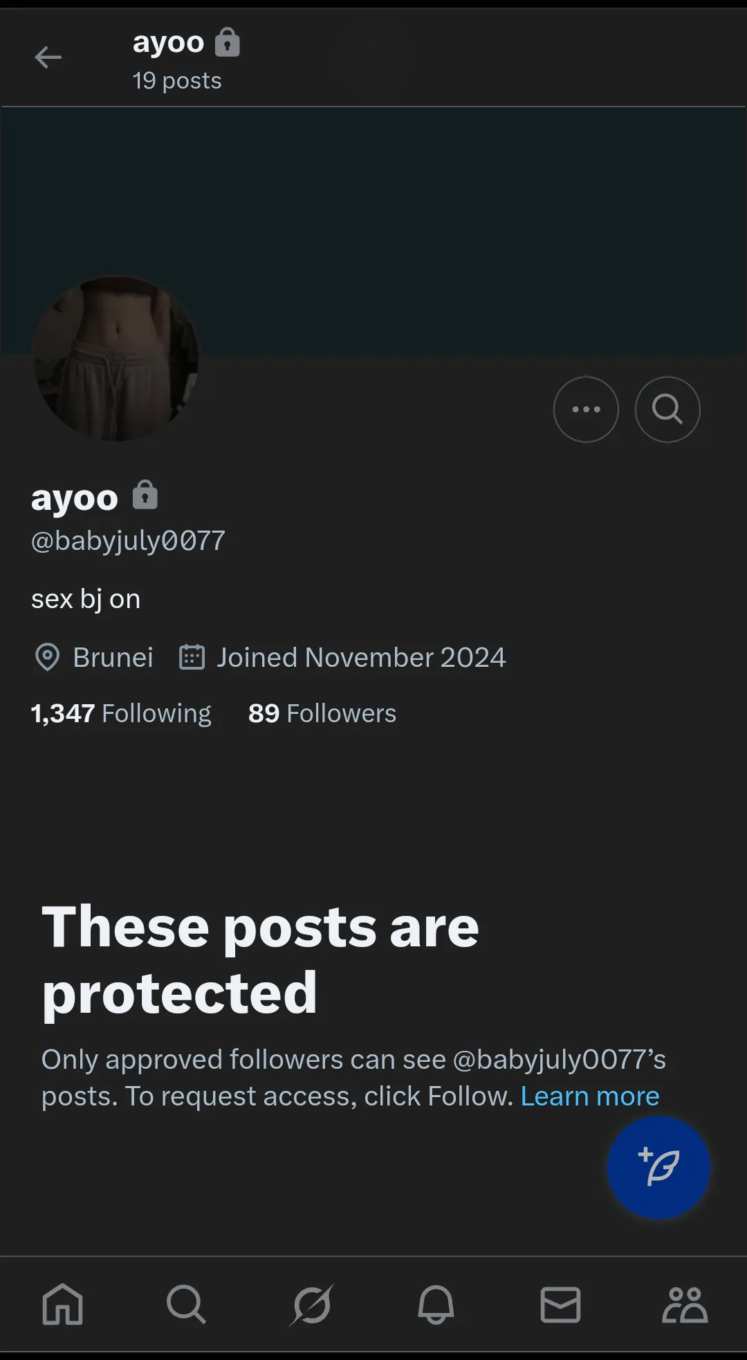 beware of scammer for anyone using X