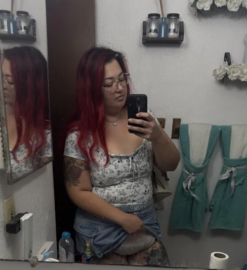 Can’t forget to go out without a diaper 🥹