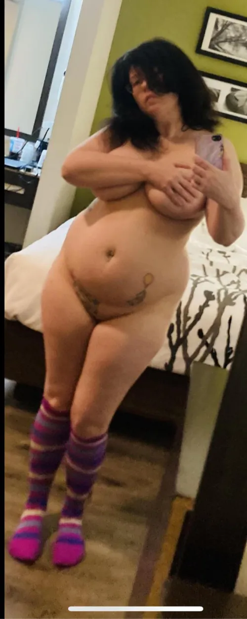 Do you like purple knee-highs?