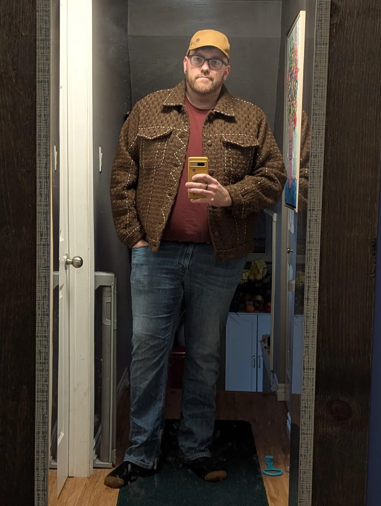 Giving small-town dad today