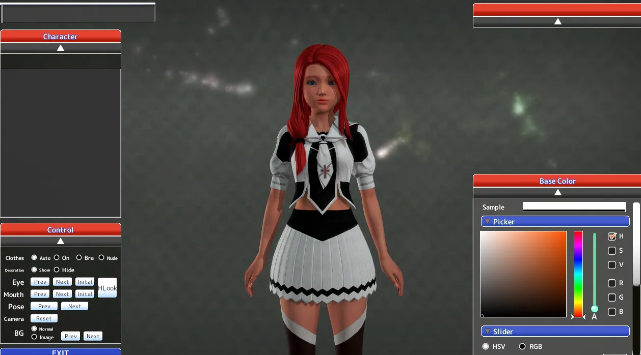 [HS1] Female character creator and clothing options broken