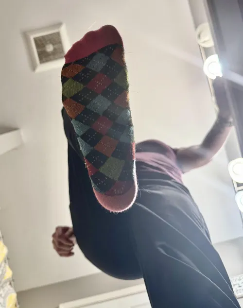 I'm about to smother you with this stinky sock