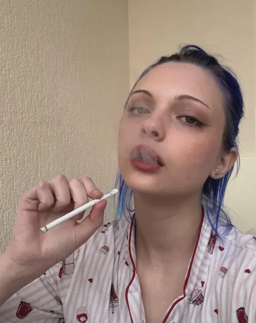 Its nice to sit on the balcony and smoke a cigarette