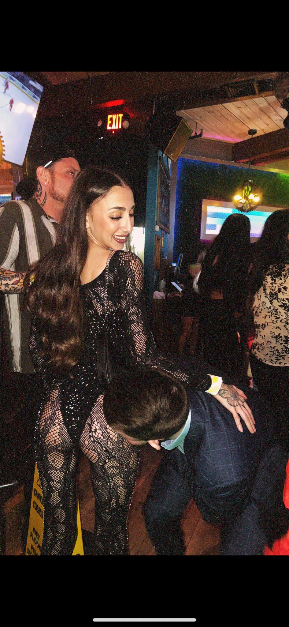 Kissing an ass in front of everyone